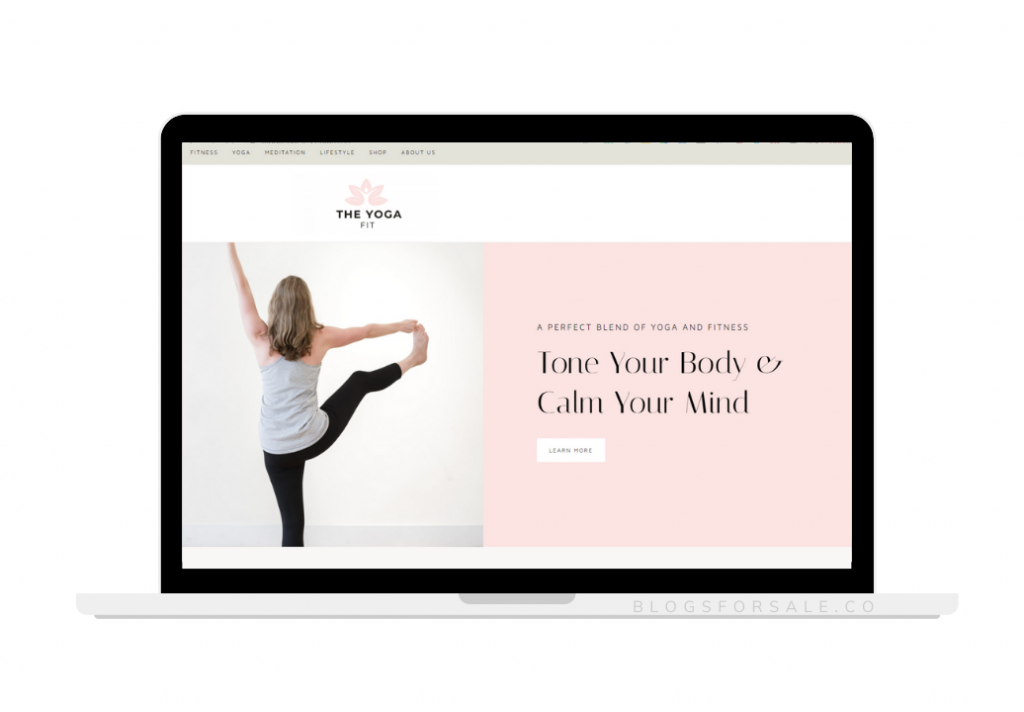 yoga blog for sale 